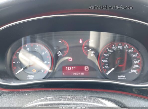 1C3CDFBB1GD529550 2016 DODGE DART Black Widok tylnych siedzeń
