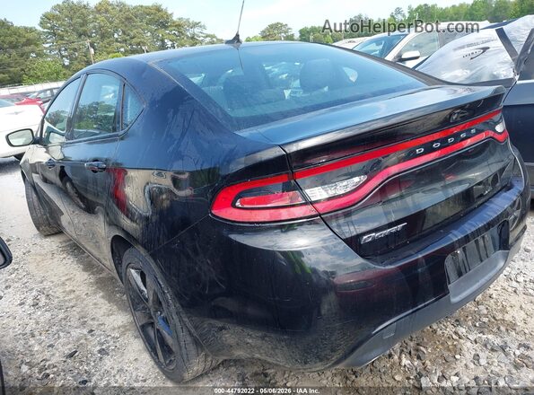 1C3CDFBB2GD644951 2016 DODGE DART Black Tył lewy