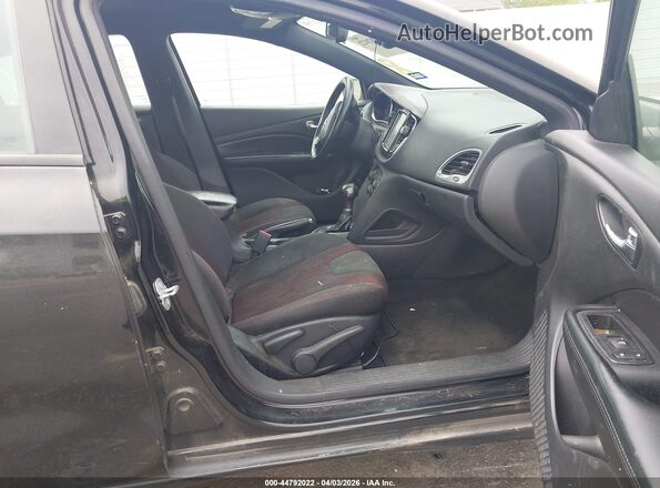 1C3CDFBB2GD644951 2016 DODGE DART Black Widok wnętrza z przodu