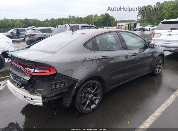 1C3CDFBB2GD645565 2016 DODGE DART Серый Задняя правая четверть