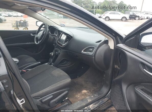 1C3CDFBB3GD519814 2016 DODGE DART Black Front interior view