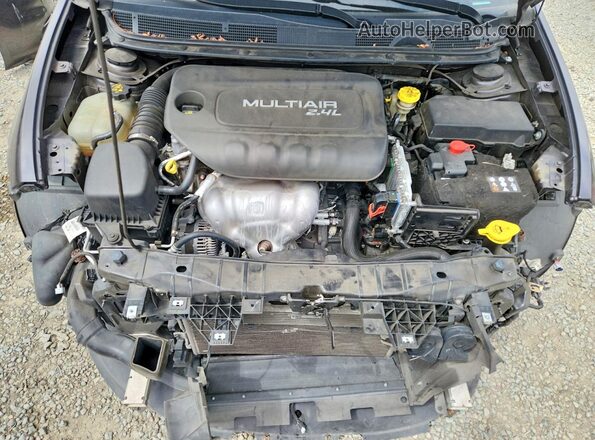 1C3CDFBB5GD577228 2016 DODGE DART Black უკანა სალონის ხედი