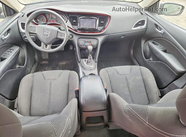 1C3CDFBB5GD577228 2016 DODGE DART Black წინა პანელის ხედი