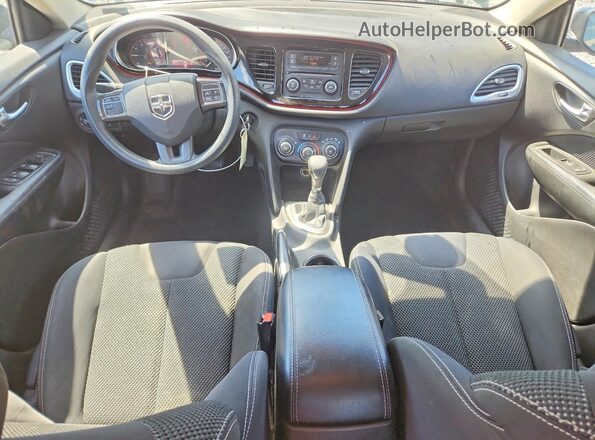 1C3CDFBB8GD689330 2016 DODGE DART Черный Вид панели приборов