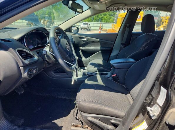 1C3CDFBB8GD689330 2016 DODGE DART Черный Вид салона спереди