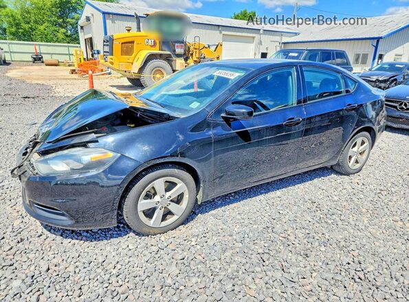 1C3CDFBB8GD689330 2016 DODGE DART Черный Передняя левая четверть