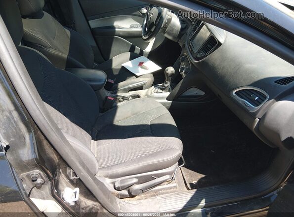 1C3CDFBBXGD578732 2016 DODGE DART Black Вид салону спереду