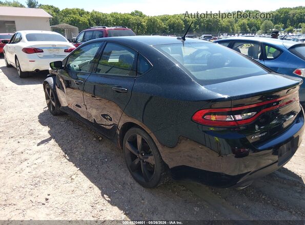 1C3CDFBBXGD578732 2016 DODGE DART Black Задня ліва чверть