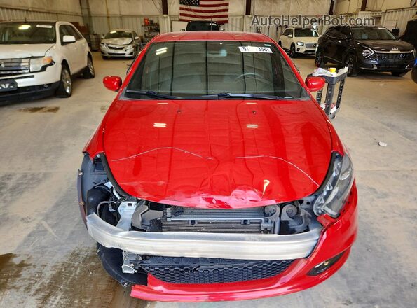 1C3CDFBBXGD680404 2016 DODGE DART Red Вид спереду