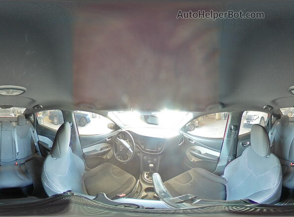 1C3CDFBBXGD680404 2016 DODGE DART Red Панорамний вид салону 360°