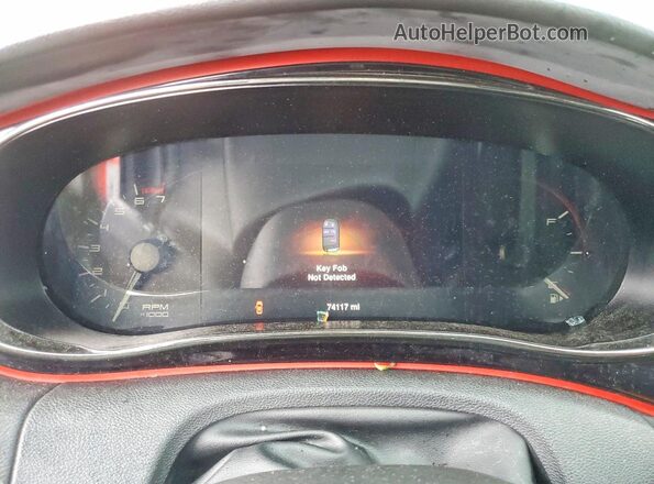 1C3CDFEB0GD644684 2016 DODGE DART Orange Vista del cuadro de instrumentos