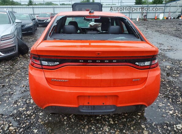 1C3CDFEB0GD644684 2016 DODGE DART Orange Vista trasera