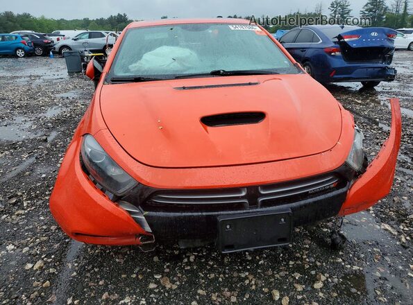 1C3CDFEB0GD644684 2016 DODGE DART Orange Vista frontal