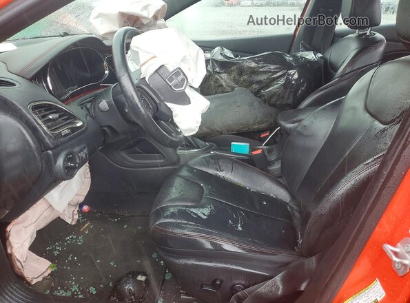 1C3CDFEB0GD644684 2016 DODGE DART Orange Vista interior delantera
