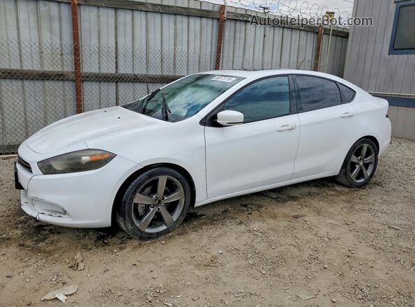1C3CDFEB8GD538936 2016 DODGE DART White Vista tres cuartos delantera izquierda