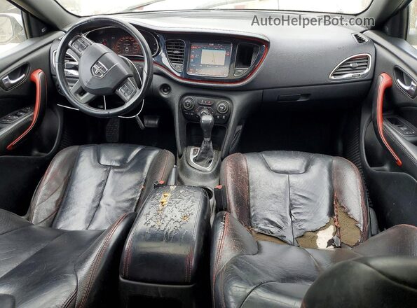 1C3CDFEB8GD538936 2016 DODGE DART White Vista del salpicadero