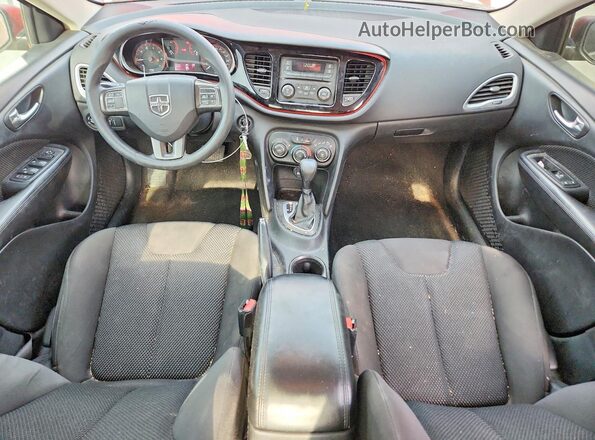 1C3CDFFA1GD817215 2016 DODGE DART Red Dashboard view