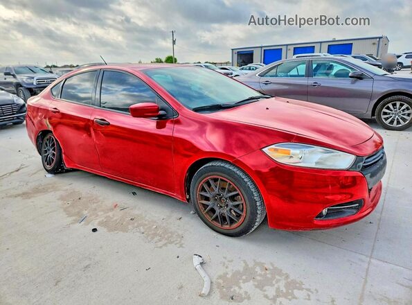 1C3CDFFA1GD817215 2016 DODGE DART Red Front right