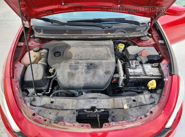 1C3CDFFA1GD817215 2016 DODGE DART Red Rear interior view