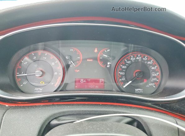 1C3CDFFA3GD819077 2016 DODGE DART Blue Vista del cuadro de instrumentos