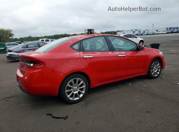 1C3CDFFA6GD818425 2016 DODGE DART Красный Задняя правая четверть