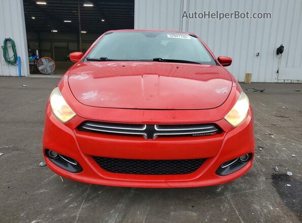 1C3CDFFA6GD818425 2016 DODGE DART Красный Вид спереди