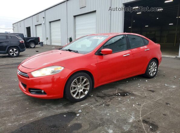 1C3CDFFA6GD818425 2016 DODGE DART Красный Передняя левая четверть