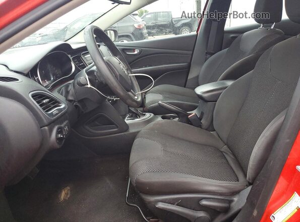 1C3CDFFA6GD818425 2016 DODGE DART Красный Вид салона спереди