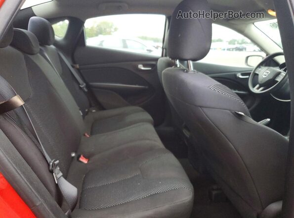 1C3CDFFA6GD818425 2016 DODGE DART Красный Вид задних сидений
