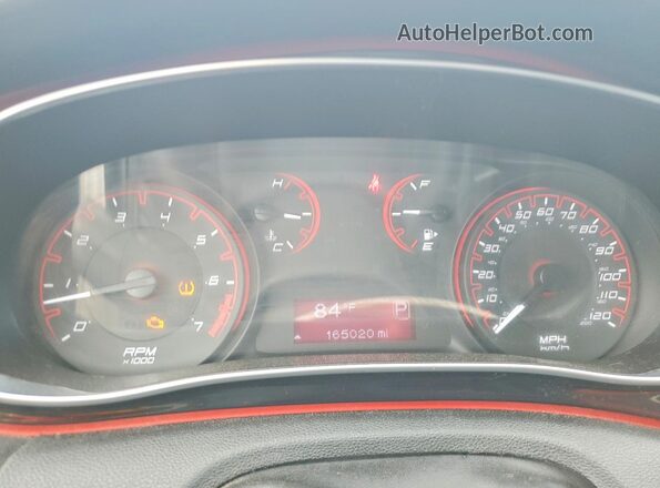 1C3CDFFAXGD815513 2016 DODGE DART Черный Вид щитка приборов
