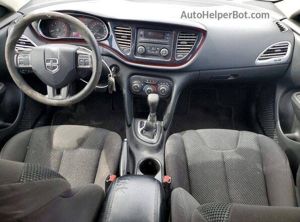 1C3CDFFAXGD815513 2016 DODGE DART Черный Вид панели приборов