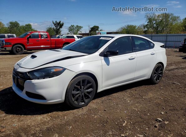 1C3CDFGB4GD791443 2016 DODGE DART Белый Передняя левая четверть