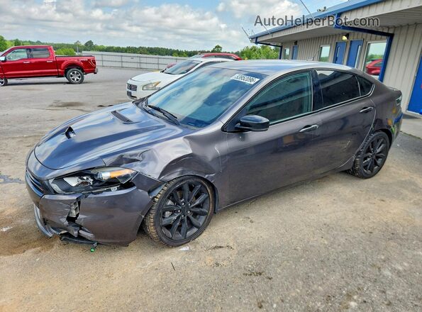 1C3CDFGB7GD823723 2016 DODGE DART Серый Передняя левая четверть