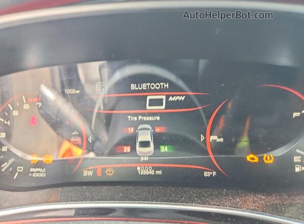 1C3CDFGB7GD823723 2016 DODGE DART Серый Вид щитка приборов