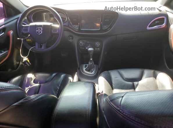 1C3CDFGB8GD816280 2016 DODGE DART Белый Вид панели приборов