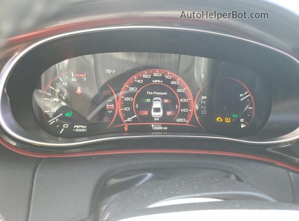 1C3CDFGB8GD816280 2016 DODGE DART Белый Вид щитка приборов