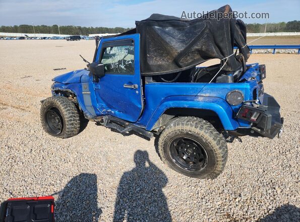 1C4AJWAGXGL225809 2016 JEEP WRANGLER Синий Задняя левая четверть