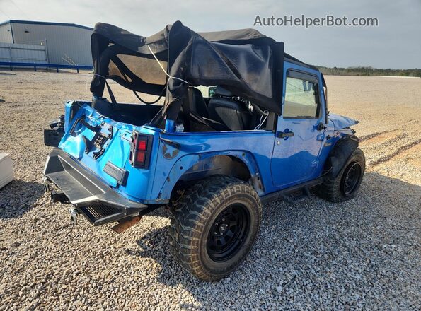 1C4AJWAGXGL225809 2016 JEEP WRANGLER Синий Задняя правая четверть