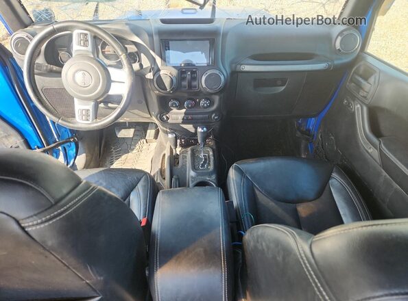 1C4AJWAGXGL225809 2016 JEEP WRANGLER Синий Вид панели приборов