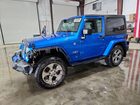 2016 Jeep Wrangler Sahara Blue vin: 1C4AJWBG2GL300050