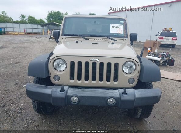 1C4BJWDG0GL253134 2016 JEEP WRANGLER UNLIMITED Tan Widok z przodu