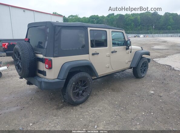 1C4BJWDG0GL253134 2016 JEEP WRANGLER UNLIMITED Tan Tył prawy