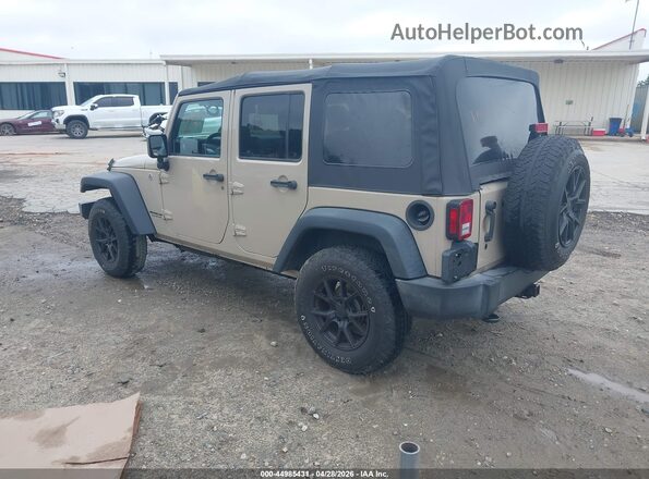 1C4BJWDG0GL253134 2016 JEEP WRANGLER UNLIMITED Tan Tył lewy