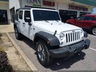 2016 Jeep Wrangler Unlimited Sport White vin: 1C4BJWDG0GL335719