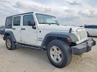 2017 Jeep Wrangler Unlimited Sport White vin: 1C4BJWDG0HL744191