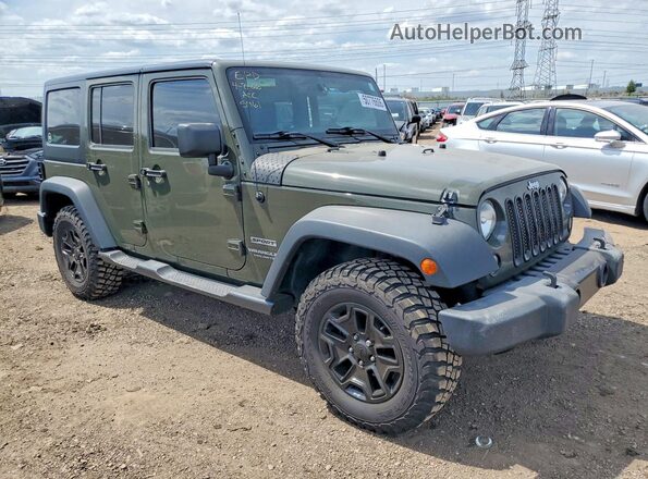 1C4BJWDG1GL130068 2016 JEEP WRANGLER Green Przód prawy