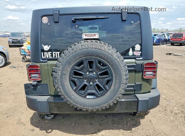 1C4BJWDG1GL130068 2016 JEEP WRANGLER Green Widok z tyłu