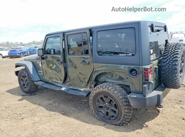 1C4BJWDG1GL130068 2016 JEEP WRANGLER Green Tył lewy