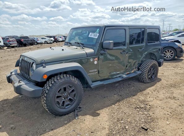 1C4BJWDG1GL130068 2016 JEEP WRANGLER Green Przód lewy