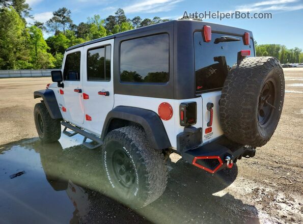 1C4BJWDG2JL862815 2018 JEEP WRANGLER Белый Задняя левая четверть
